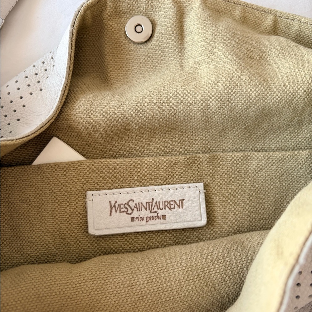 YSL Roadie Hobo Bag - White - Picture 2 of 11